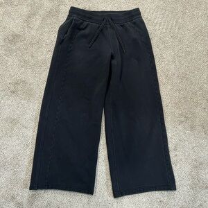 Lululemon Black Wide Leg Sweatpants
